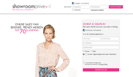 Showroomprive.nl website